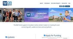 Desktop Screenshot of bellfund.ca